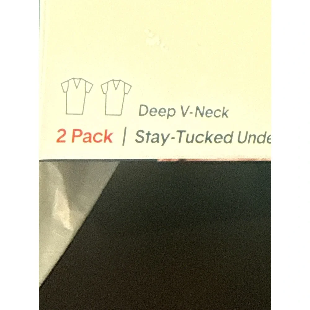 Tommy‎ John Cotton Basics Stay-Tucked Undershirt 2-Pack White Size Large NWT